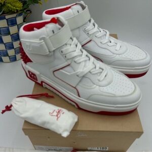 Men’s Christian Louboutin Astrolubi high top sneakers size 44 made in Italy